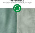 Furhaven Waterproof Throw Blanket for Dogs & Indoor Cats - Washable Luxe Velvet Blanket - Celadon Green, Large