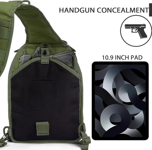 Backpack Pack HAOMUK Tactical Sling Bag Military Rover Shoulder Sling Small EDC Crossbody Chest Bag for Men