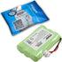 HQRP 2-Pack Battery Compatible with Tri-tronics 1038100, Replacement Remote Controlled Dog Training Collar Receiver