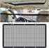 STARROAD-TIM (43in 23.6in) Dog Car Barrier Vehicle Pet Barrier Backseat Mesh Dog Car Divider Net with Adjusting Rope