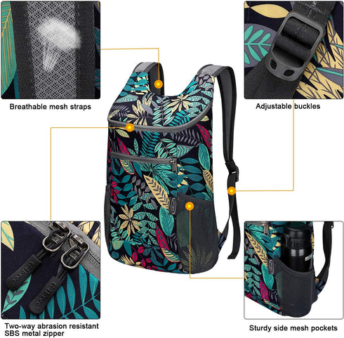 G4Free Lightweight Packable Hiking Backpack - Small Hiking Daypack Foldable Shoulder Pack for Casual Outdoor Use (11L)
