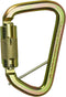 Fusion Climb Tacoma Steel High Strength Auto Lock D-Shaped Carabiner, Steel Clip