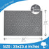 UPSKY Cat Litter Mat, Large Litter Box Mat 35" x 24" for Cat Litter, Waterproof and Soft on Paws