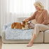 Dog Couch Bed Protector, Memory Foam Removable Plush Cover, Washable, Waterproof Dog Bed for Couch, XL