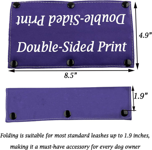 Dog Reactive Leash Sleeve Nervous Dog Leash Wrap Reactive Dog Patch (Dog Reactive)