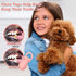 5.2" Dogs(Pink,1Pcs) Latex Chew Dog Toys, Novelty Squeaky Pacifier Dog Toys, Durable Pacifier Dog Chew Toys for Small