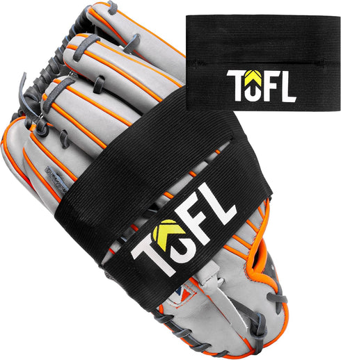 TOFL Baseball Glove Wrap, Premium Elastic Band for Perfect Glove Shape, Break-in & Maintenance for Softball