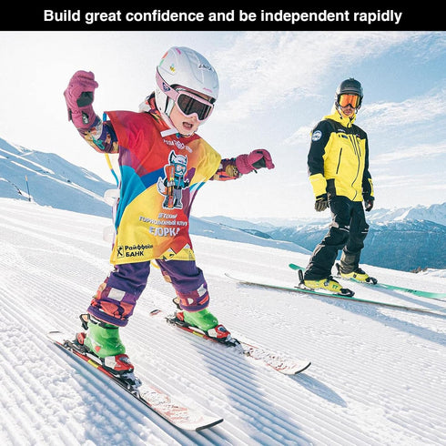 Kids Ski Trainer for Safe Downhill Skiing, Builds Good Form and Confidence, Easy Toddler Ski Trainer