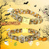 Lionheart glory Halloween Dog Collars with Flower, Adjustable Skull Collar for Small Dogs, Fall Pet Collar