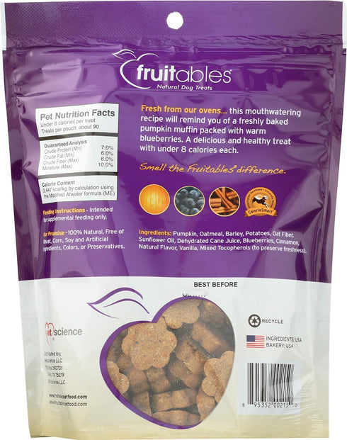 Fruitables, Pet Treats Pumpkin and Blueberry, 7 Ounce2