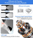 2 2 30dB Electric Dog Nail Grinder with Level LED Lights, Speed Super Quiet and Low Vibration Turbo Charge Pet Nail