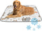 imiBBWQu Dog Cooling Mat Cats Grey White Yellow Dog Cooling Mat Pad Washable