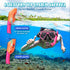 4 1 Set Set Swimming Snorkeling Gear for Kids, in Child Mask Fins Snorkel with Panoramic View Anti Fog Mask, Dry Top