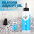 Qucship 4 oz 1 oz 100% Airsoft Oil & Needle Oiler Silicone Air Gun Oil, Multi-Purpose Airsoft Chamber Lube, All Purpose