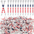 Mudder 600 Pcs 3-1/4" Golf Tees - USA Stars and Stripes Bamboo Patriotic Golf Tees for Men & Women