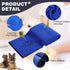 Chumia 4 Pack Dog Towels for Drying, Large Microfiber Grooming Towels with Embroidered Paw for Bathing