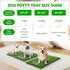 20''x25'': Portable Dog Grass Pad with Tray Dog Litter Box with Artificial Grass Patch Bathroom Mat & Washable Pee Pad
