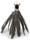 Petlinks HappyNip Zippy Zebra Feather Cat Toy, Contains Silvervine & Catnip, Black/White, One Size
