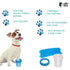 Dog Paw Cleaner, Portable 360º Silicone Washer Cup for Small and Medium Breed Cats and Dogs, Blue