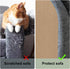 Trimmable 39.3x15.8Inch) Cat Scratching Climbing Carpet Mat, Adhesive Cat Scratcher Furniture Protector, Cat Post