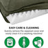 Furhaven Orthopedic Dog Bed for Large/Medium Dogs, Removable Bolsters & Washable Cover, Two-Tone Plush Faux Fur, Dark