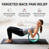 500lbs Back Wheel Foam Roller Targeted Back & Neck Relief, Lumbar Spine Stretcher, Spinal Decompression Stretcher