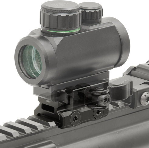 UTG Leapers MT-RSX5S Inc Super Slim Picatinny Riser Mount, 1/2" Height, 3 Slots, Black