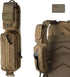 WYNEX Molle Accessories Pouch Double Zipper Pocket Version Tactical Bag with Shoulder Strap
