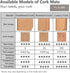 FOILLER Luxury Cork Yoga Mat, Natural Organic Cork & Eco-Friendly TPR, Non Slip Exercise & Fitness Mat (72” x 24”x4mm)