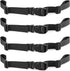 XTACER Adjustable Backpack Chest Strap, Sternum Strap Chest Belt with Buckle (Pack of 4)