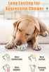 1.96'' Moonorange Dog Balls for Dogs Aggressive Chewers Indestructible Tennis Durable Bouncy Interactive Dog Toy Balls