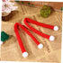 Christmas Pet Scarf, Mini Christmas Scarf for Wine Bottle Decorations, Pack of 10