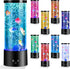 Bubble Fish Lamp Light Sensory, 17 Colors Aquarium Liquid Motion Lamps with