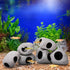 6 Pack Aquarium Decoration Rock Caves, Betta Fish Tank Hideaway, Stones House Decor for Cichlid Shrimp Territorial Fish