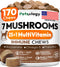 Turkey Tail Mushroom for Dogs - 170 Chews - Lions Mane -