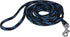 Dogs My Love 6ft Long Blue Braided Rope Dog Leash with Black, 6 Sizes (XXSmall: 6ft Long; 0.15" Diam (4mm))