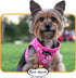 Bark Appeal Pink Netted Step-in Dog Harness for Small-Medium Pets, Soft Netted Mesh, Anti-Choke, Adjustable Strap, XXS