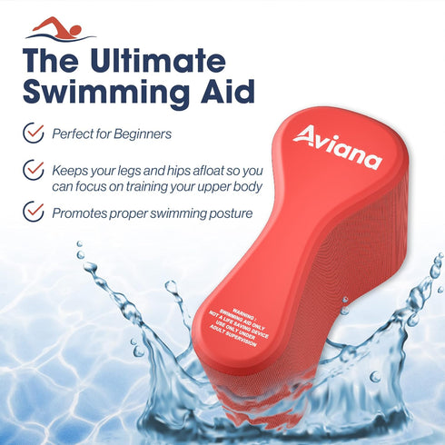 Pull Buoy Swim Training Leg Float for Adults & Youth, EVA & BPA Free for Swimming Pool Strokes