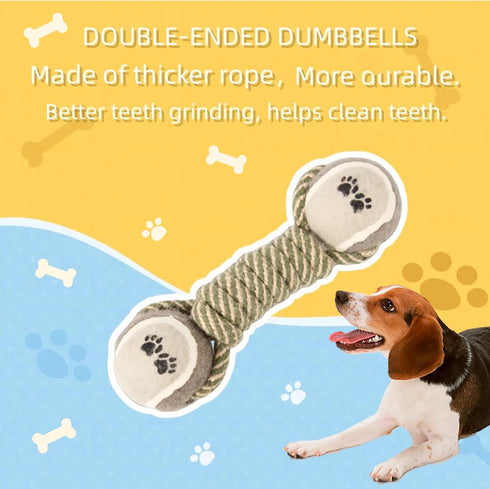 Sharp Teeth Challenger Series 9 Pack Heavy Duty Dog Toys - Indestructible Chew Toys for Large Medium Dogs