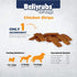 Bellyrubs 20oz Chicken Strips for Small to Large Dogs | Real Chicken Jerky Sticks | All-Natural Gluten & Grain Free
