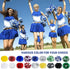Supkiir 4Pcs Cheerleading Pom Poms for Women, 2 Pair Cheer Pompoms for School Sports Games Team Spirit