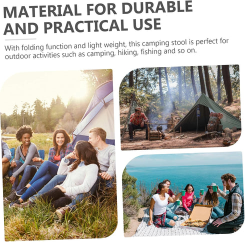 Lightweight Portable Camping Stool - Compact Travel Bench for Outdoor Adventures