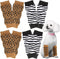 Geyoga 8 Pcs Knitted Elastic Dog Leg Warmers, Hock Protectors, Covers for Medium Large Pets, XL