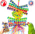Bonka Bird Toys 1730 Foraging Heart Medium, 9” x 6” - For Conures, Cockatiels, Parakeets, and Similar Breeds