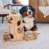 2in1 6 Outward Hound Hide-A-Squirrel Dog Toy Interactive Plush Puzzle with Squeaky Removable Squirrels, X-Large