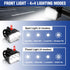 WORKPRO Ultra Bright Bike Lights Set, 8+13 Modes, Rechargeable IP65 Waterproof Bicycle Light Set for Night Riding