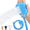 Dog Bath Hose Sprayer and Scrubber Attachment, Indoor/Outdoor Pet Bathing and Grooming, Pet Shower Brush