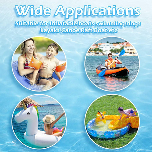 GEUNTECH PVC Kayak Patches, Inflatable Repair Patches for Raft, Boat, Canoe, Kayak