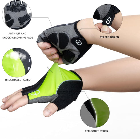 DA--Workout Gloves for Men and Women, Exercise Gloves for Weight Lifting, Cycling, Gym, Training, Breathable and Snug