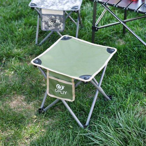 Opliy Samll 13.5") Camping Stool, Folding Chair Portable Camp Stool for Camping Fishing Hiking Gardening and Beach